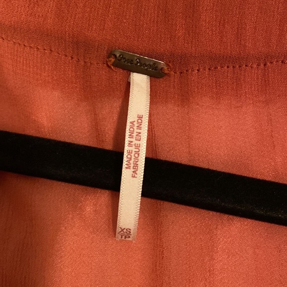 Free People Floral Embroidery Maxi Dress Size XS - Picture 4 of 4